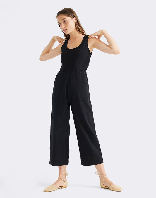 Black Rafflesia Jumpsuit