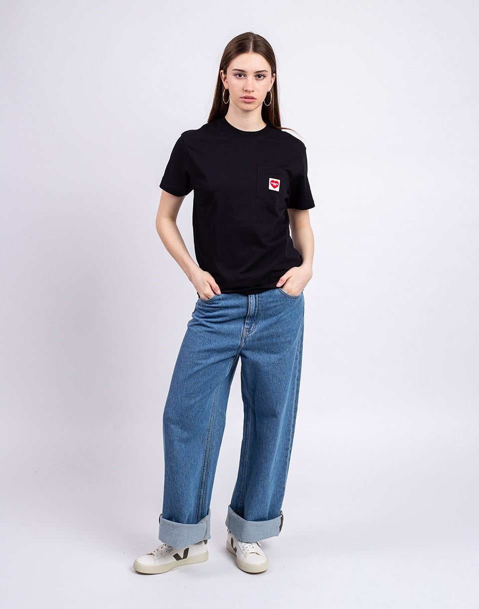 W' S/S Pocket Heart T-Shirt