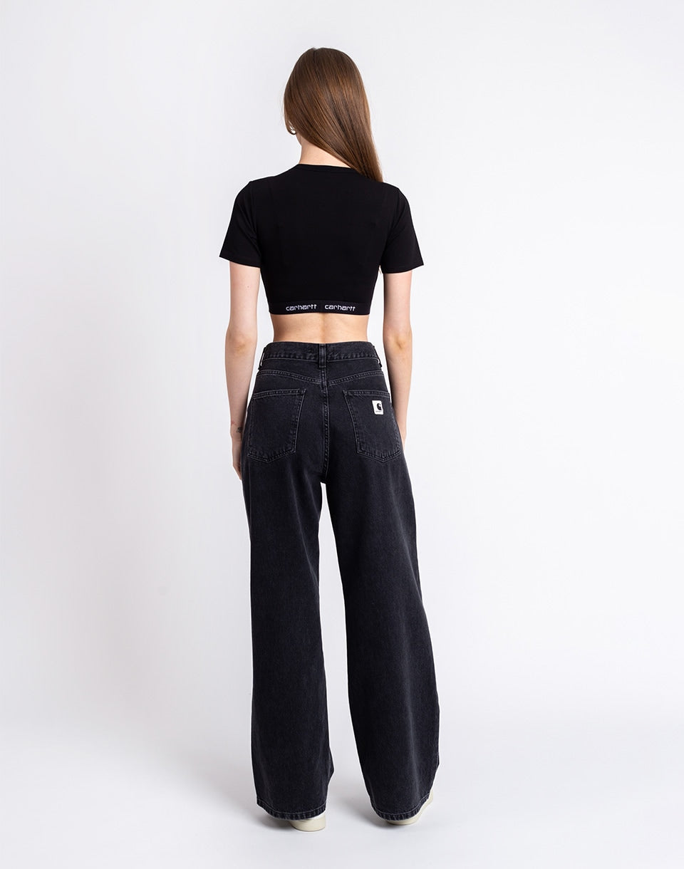W 'Script Crop Top
