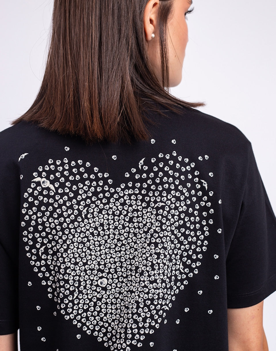 W' S/S Hearts Of Hartts T-S