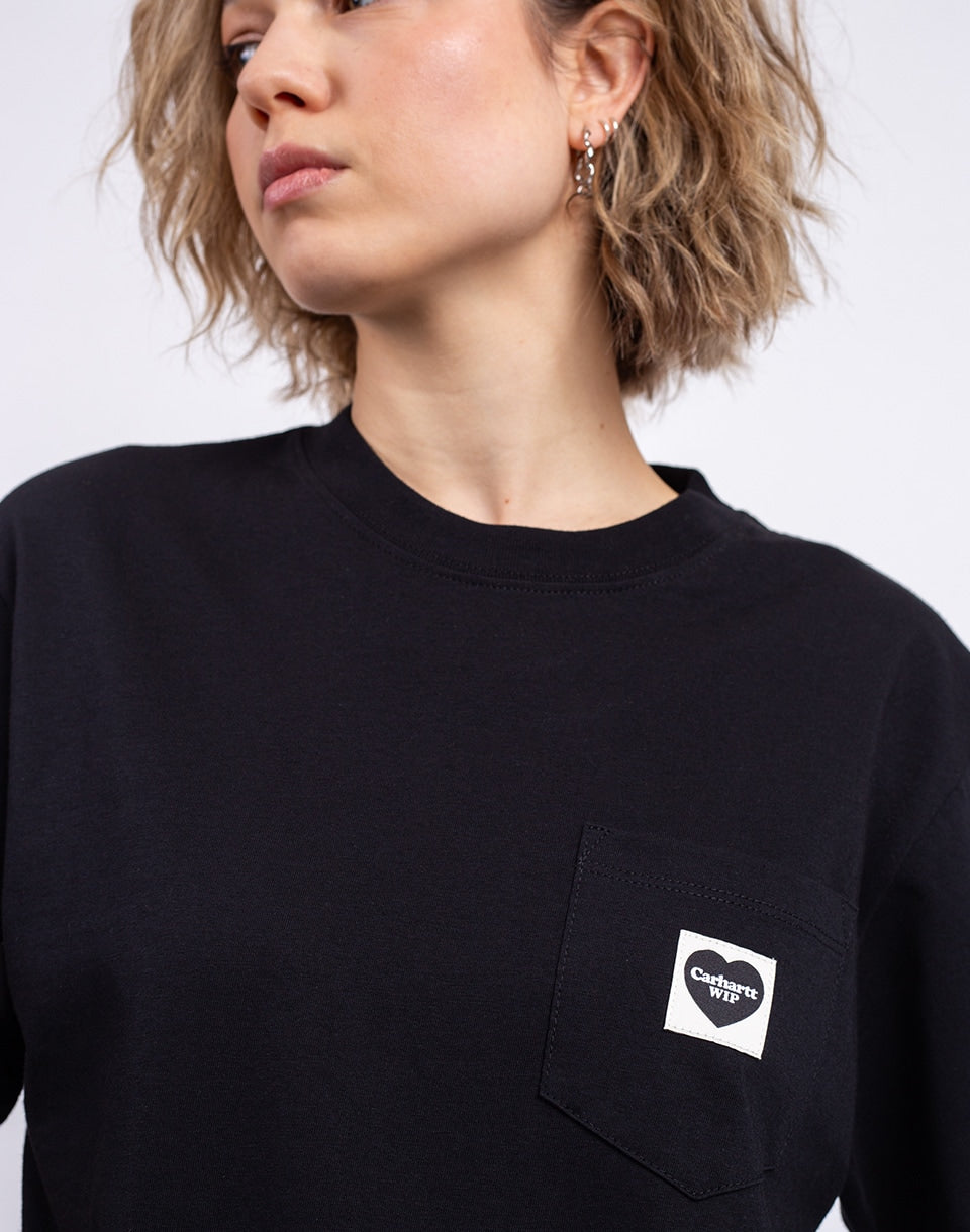 W' S/S Pocket Heart T-Shirt