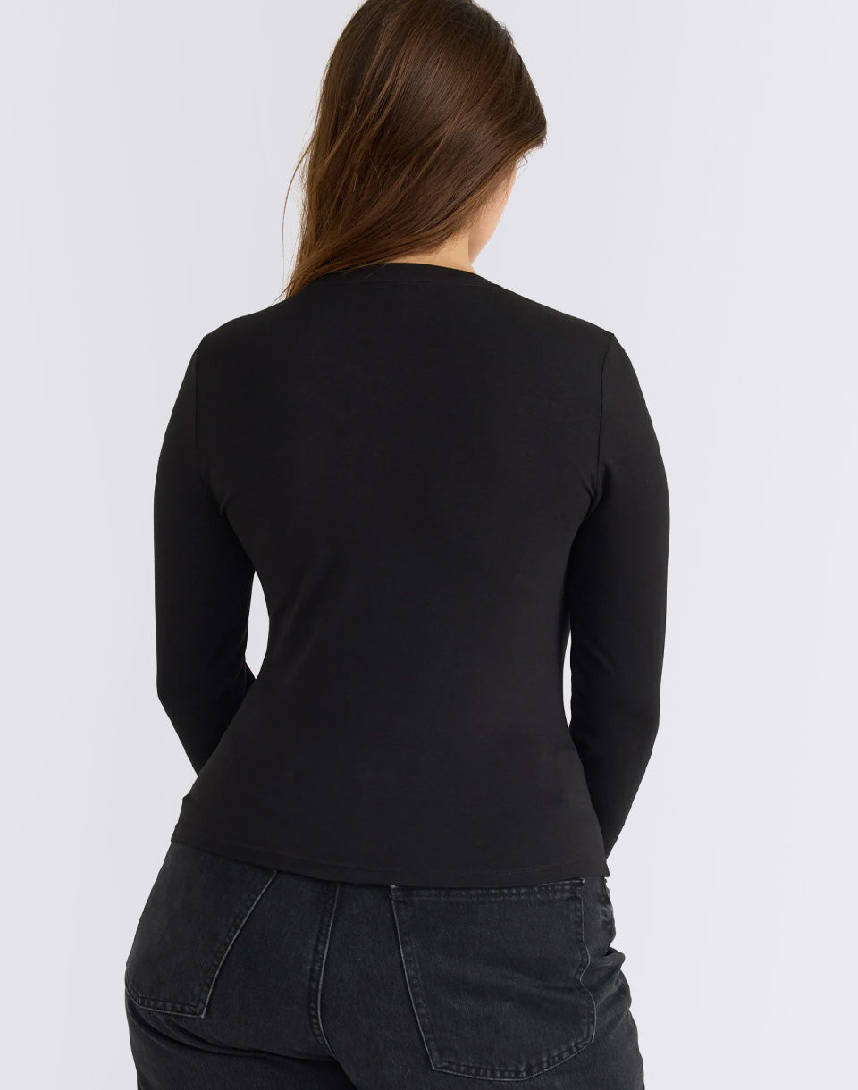 Elke dag gewone T -shirt met lange mouwen