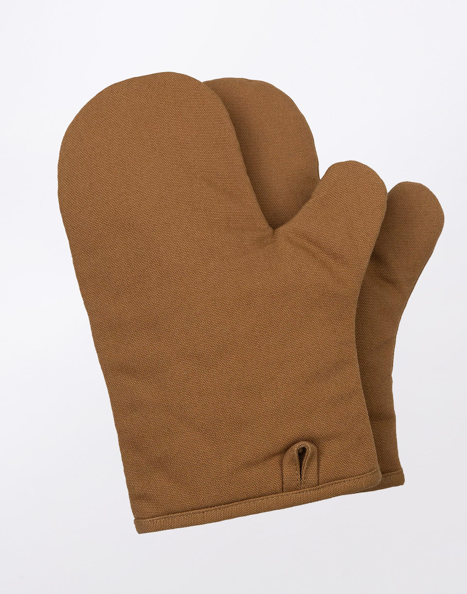 Canvas Oven Mitt Set
