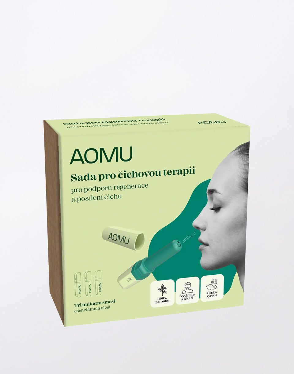 Čichová terapie - sada tří inhalačních tyčinek pro posílení čichu