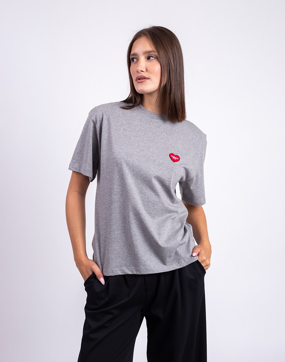 W' S/S Heart Patch T-Shirt