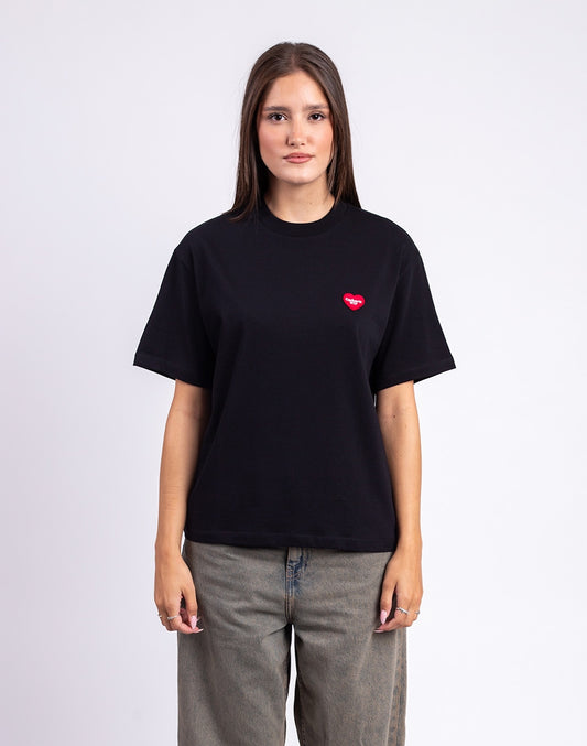 W' S/S Heart Patch T-Shirt