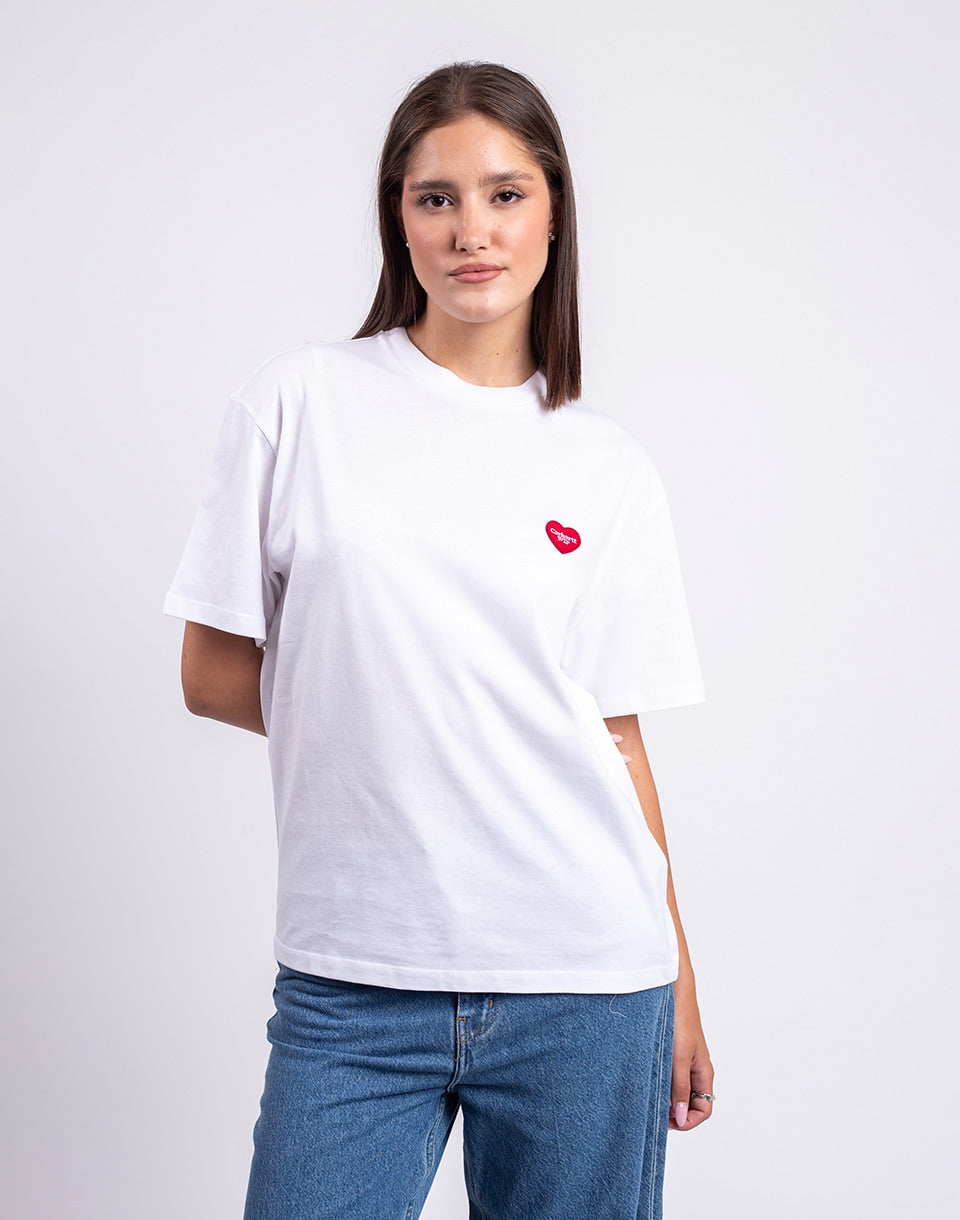 W' S/S Heart Patch T-Shirt