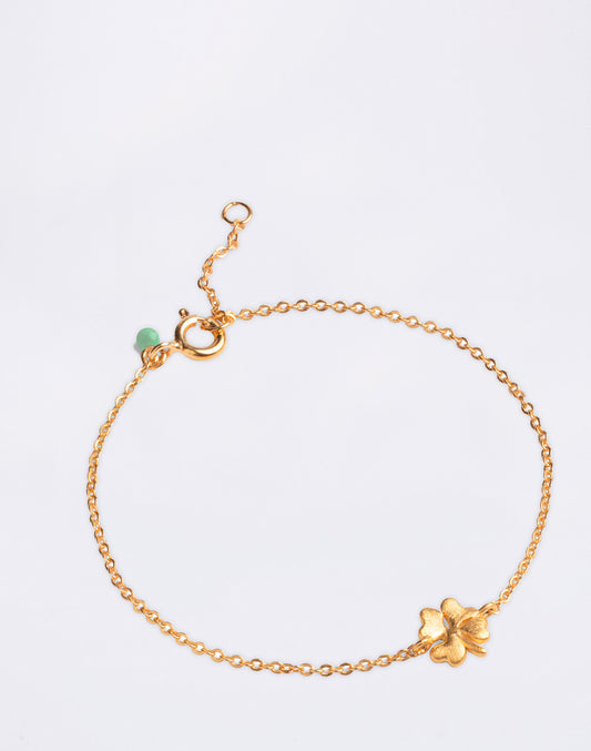 Bracelet, Organic clover