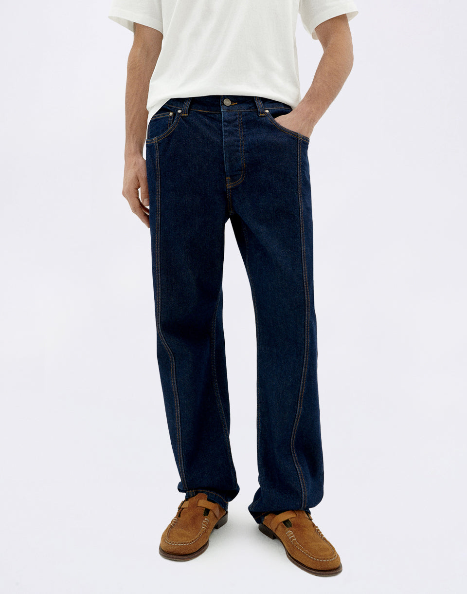 Denim Medium Wash Rainn Pants
