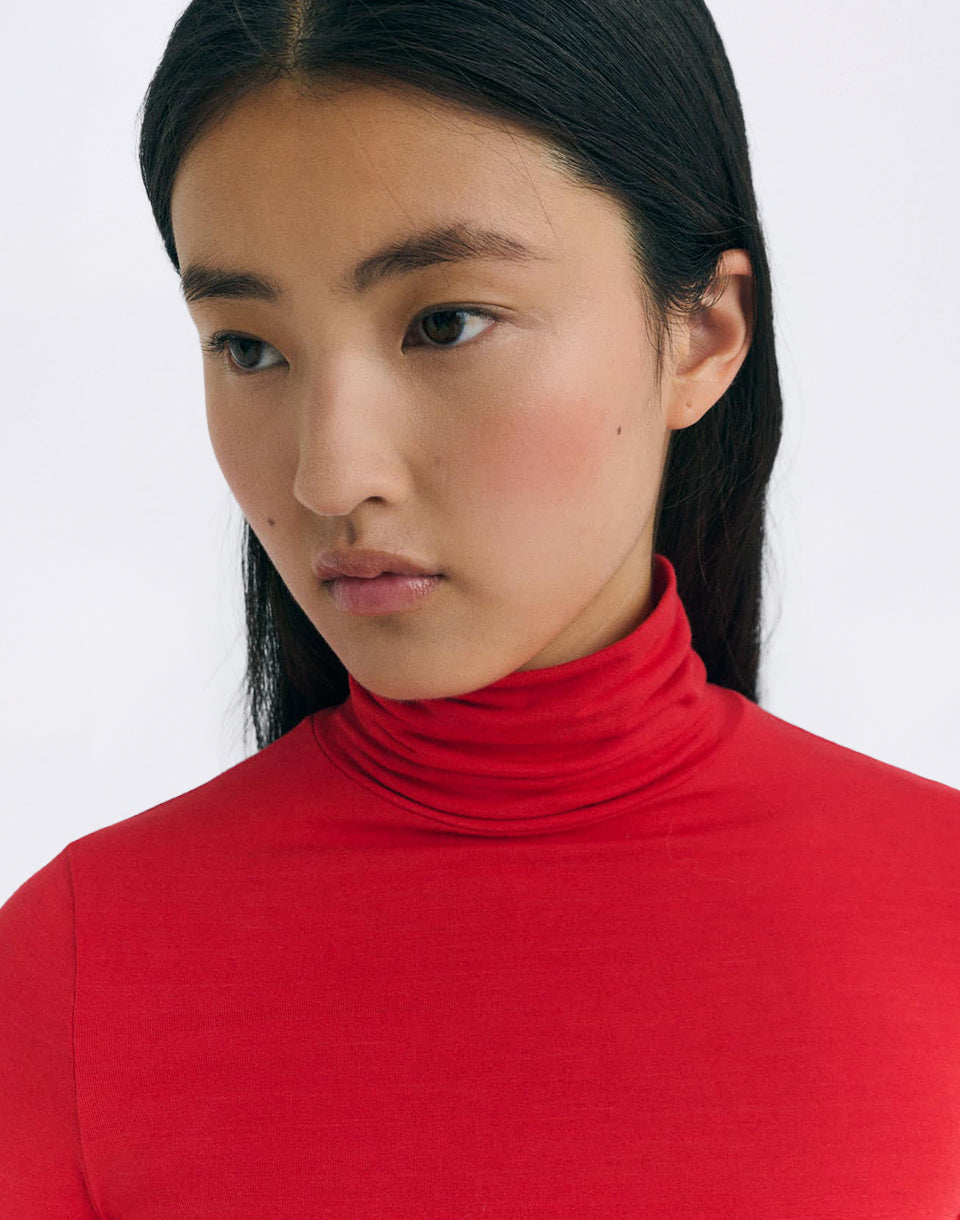 Red Noe Cachemire Top