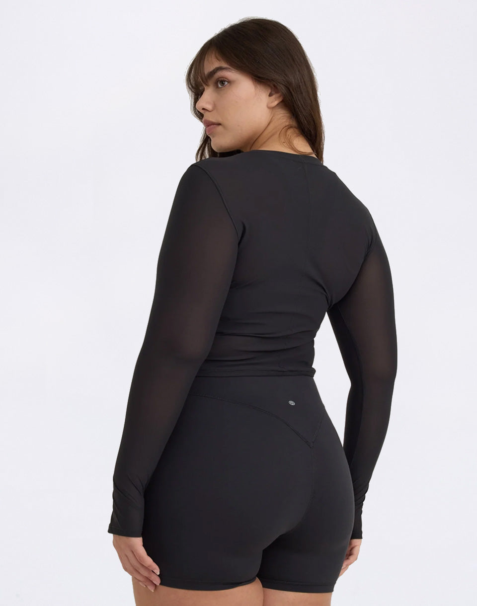 Active Mesh Long Sleeve Tee