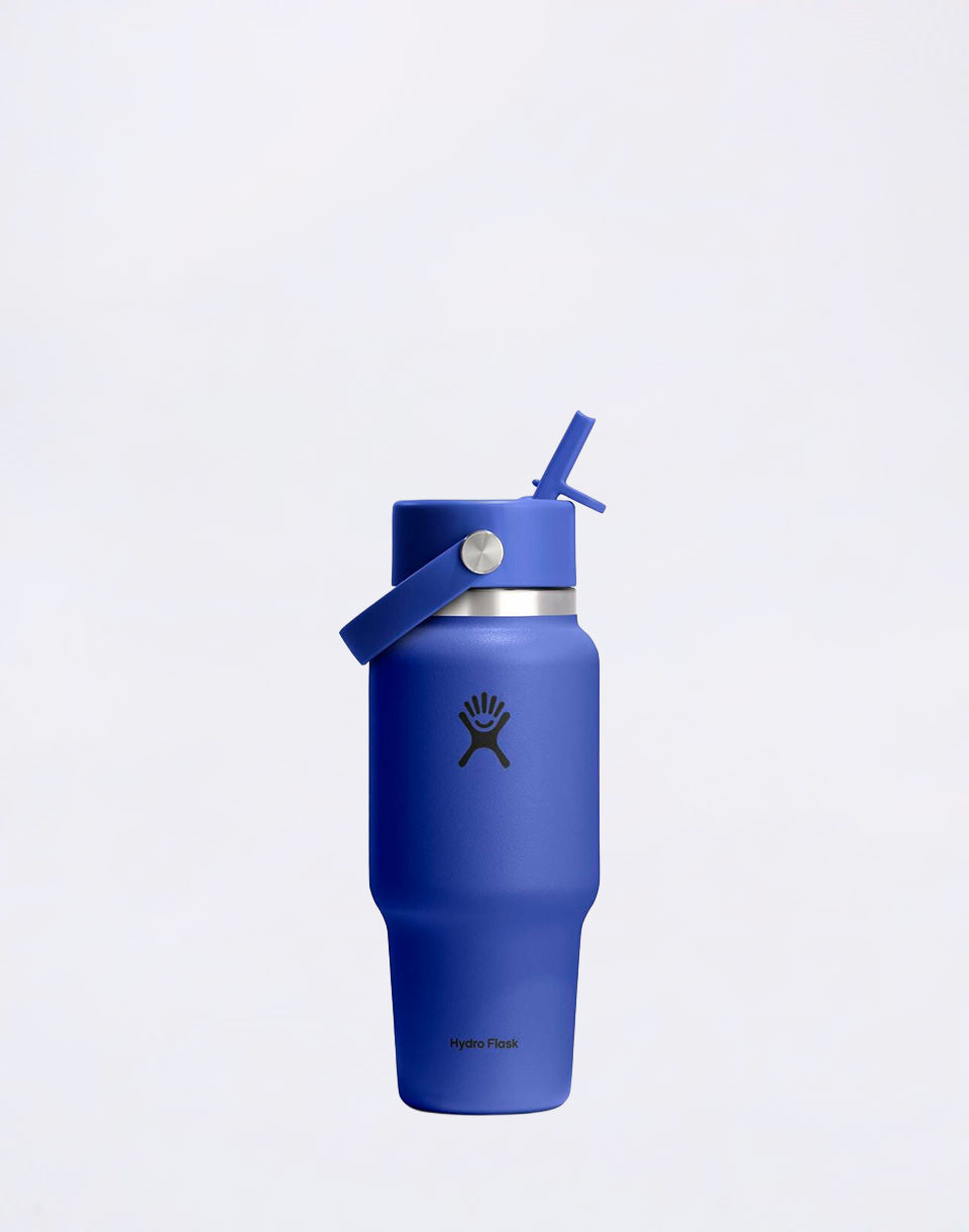 Wide Mouth Travel Bottle with Flex Straw Cap (710 ml)