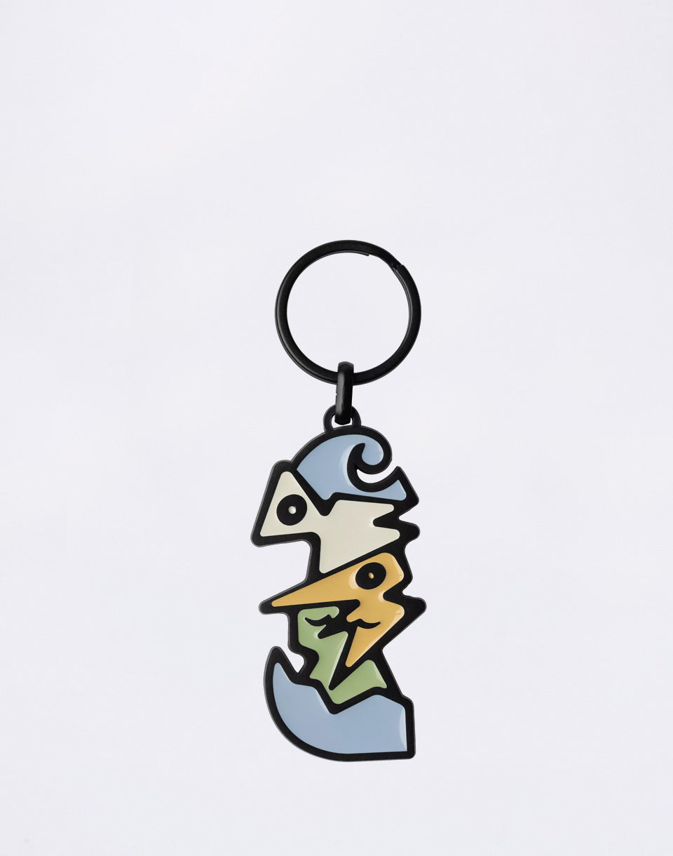 Cubist Keychain