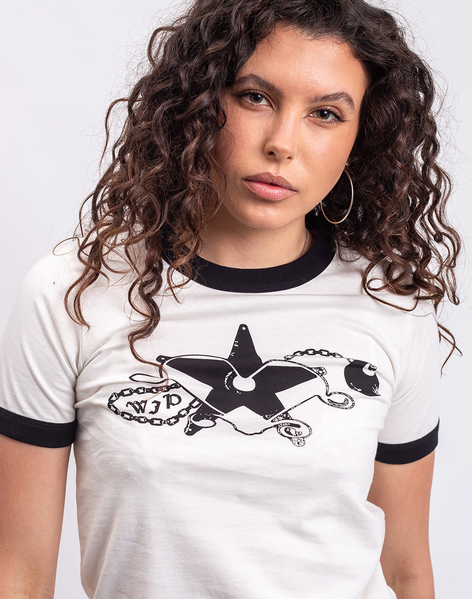 W' S/S Outlaw Star Ringer T-Shirt