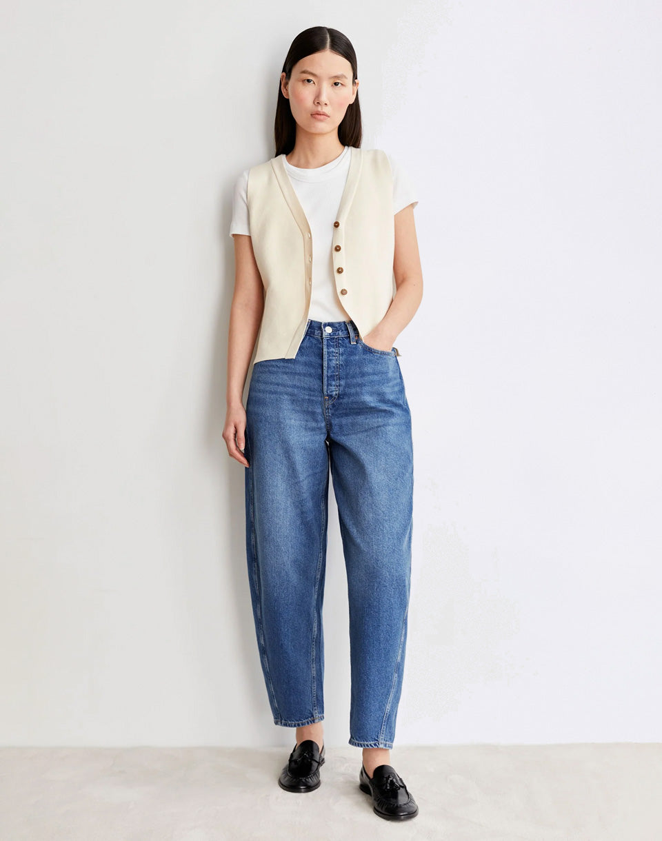 Baarly High Waist Barrel Jean