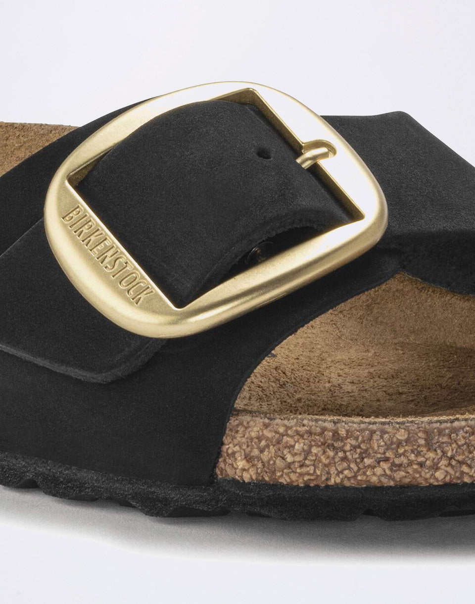 Madrid Big Buckle Nubuck Leather