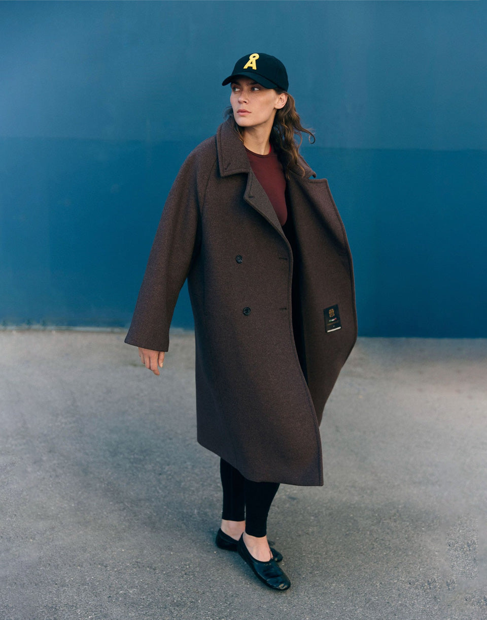 Double-Breasted Wool Coat