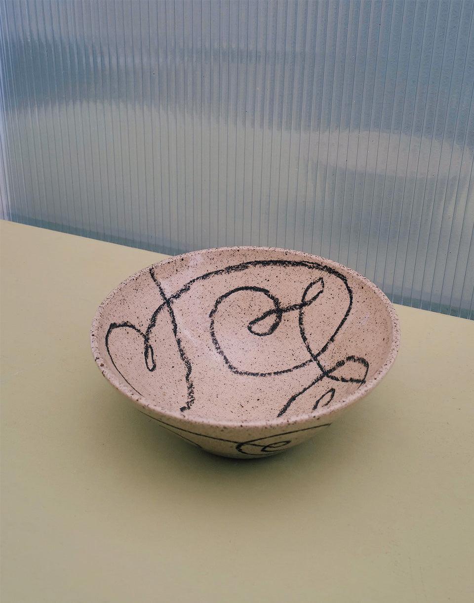 Small Ramen Bowl Wavy drawing