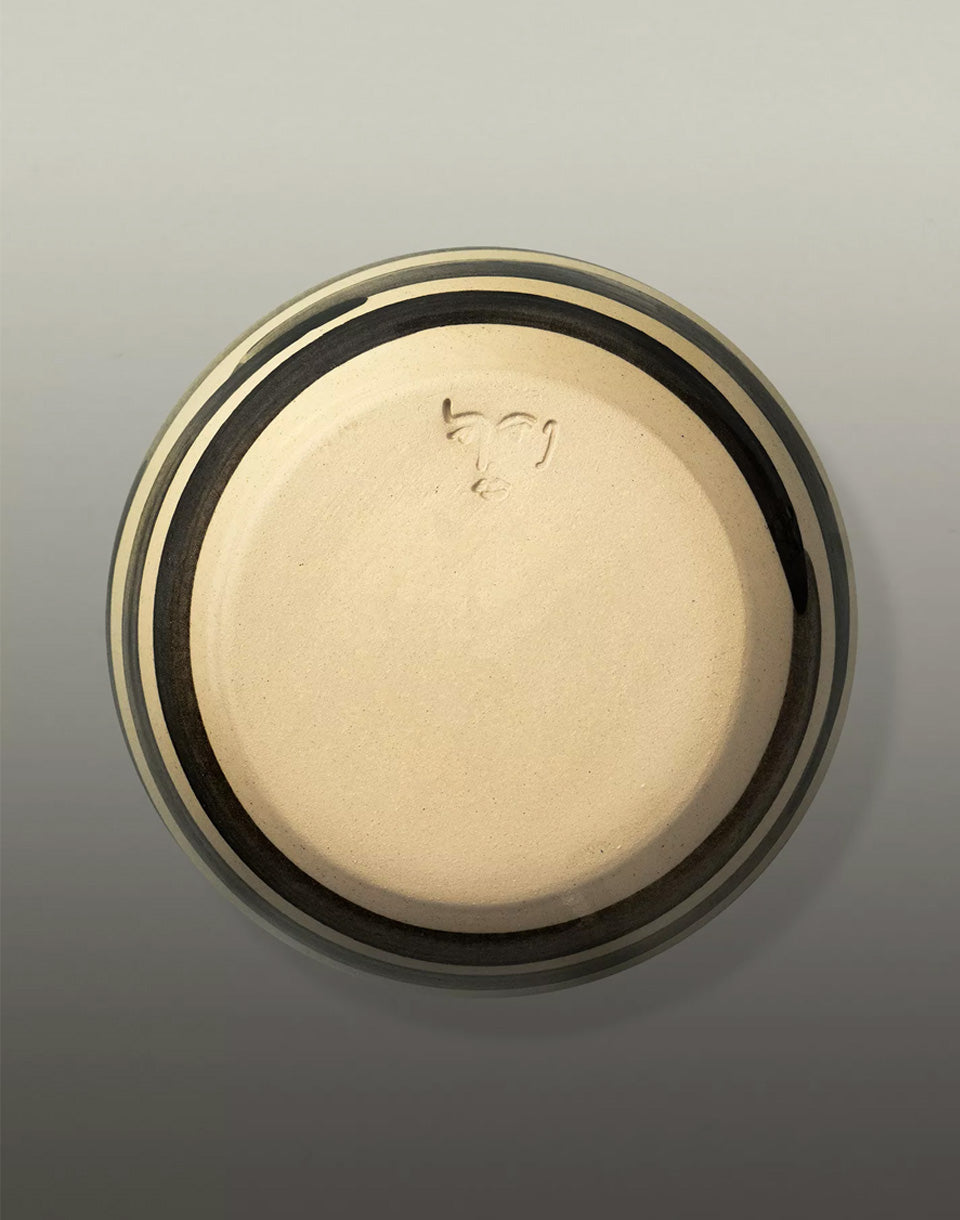 Breakfast Bowl Black Spiral