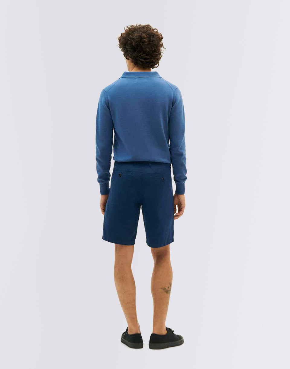 Night Blue Hemp Alex Shorts