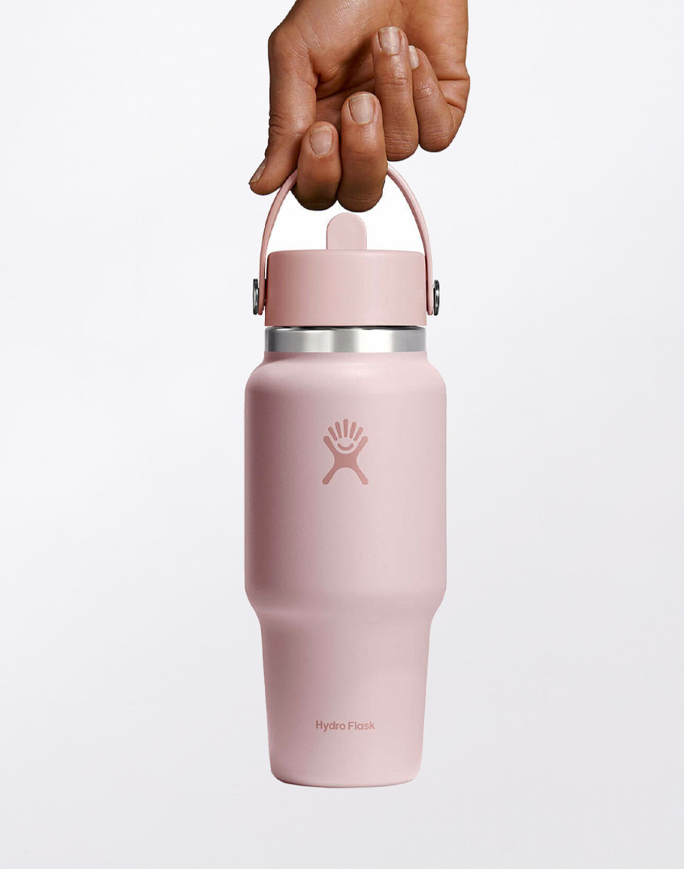 Wide Mouth Travel Bottle with Flex Straw Cap 24 oz (710 ml)