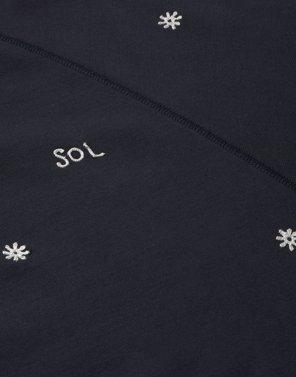Solsol Navy Bonnie Sweatshirt