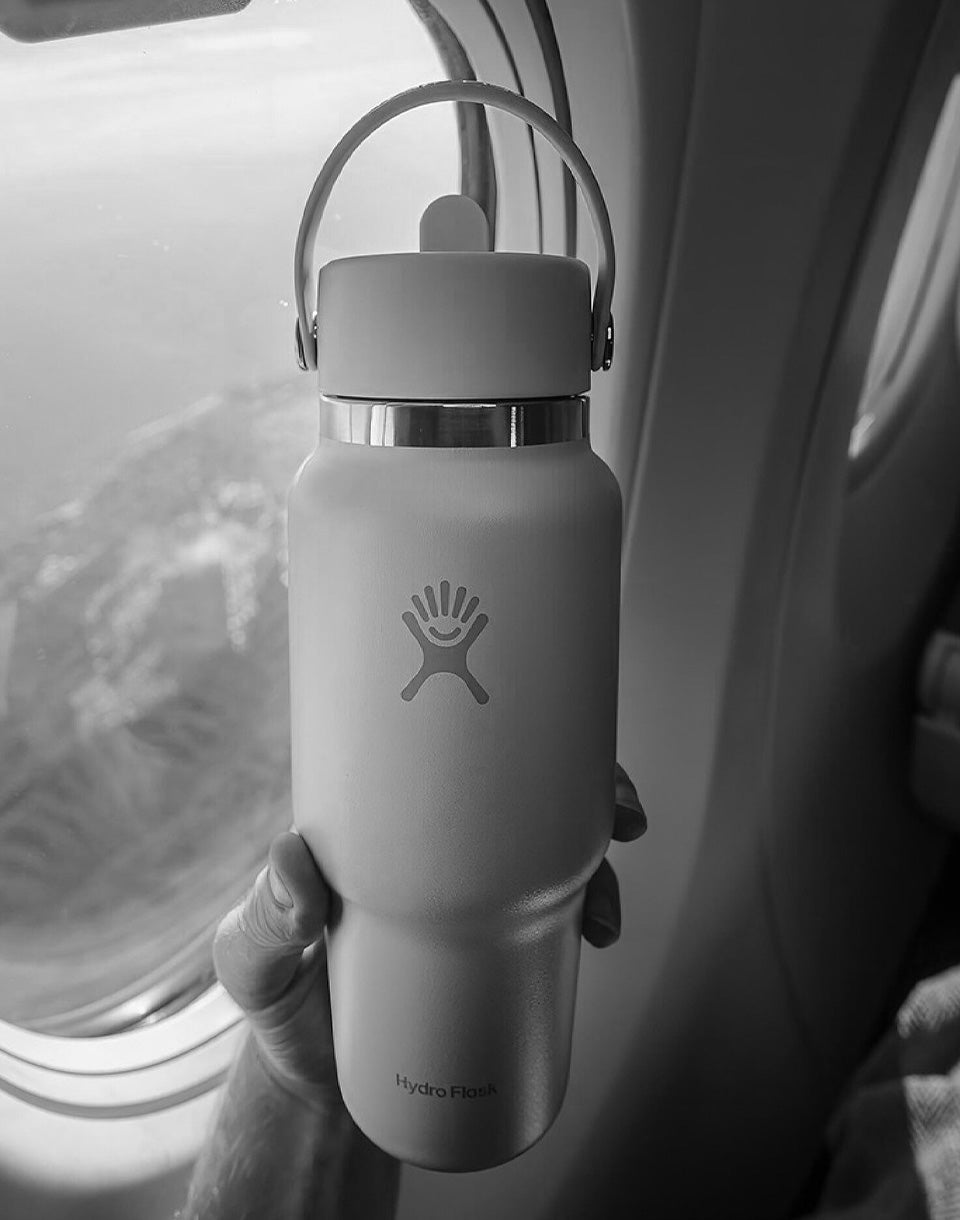 Wide Mouth Travel Bottle with Flex Straw Cap 24 oz (710 ml)