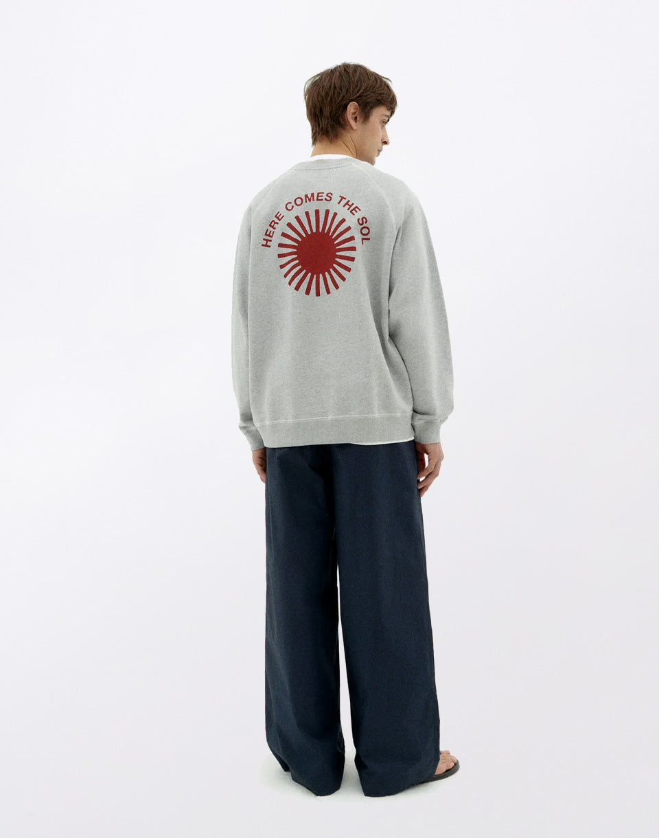 Pepe Sun Retro Grijze Sweatshirt