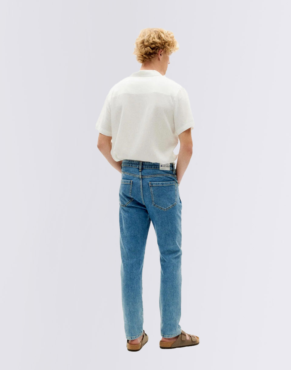 Light Clean Denim Five Pockets Pants