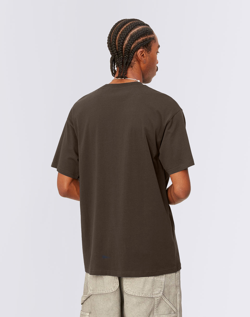 S/S Script Embroidery T-Shirt