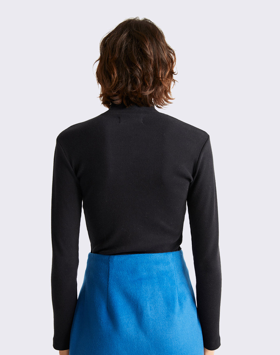 Black Rib Aine L/S Top