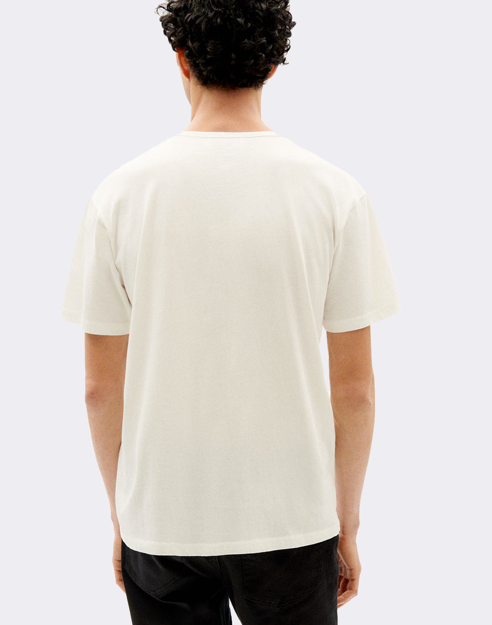 Sol White Plain T-Shirt