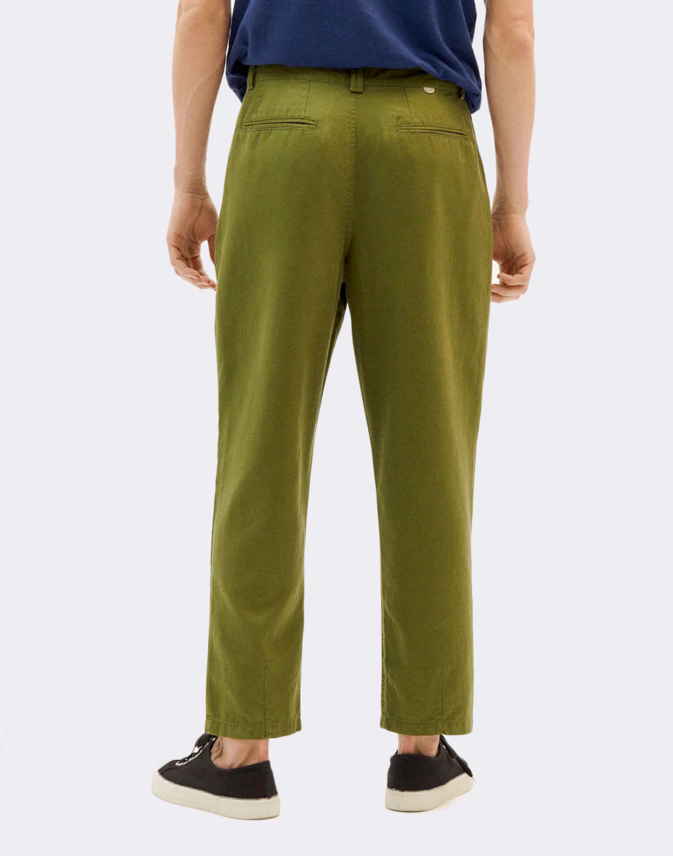 Forest Green Hemp Moero Pants