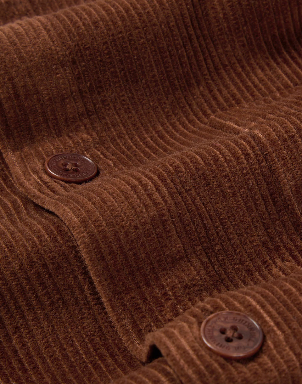 Chocolate Corduroy Bes Overshirt