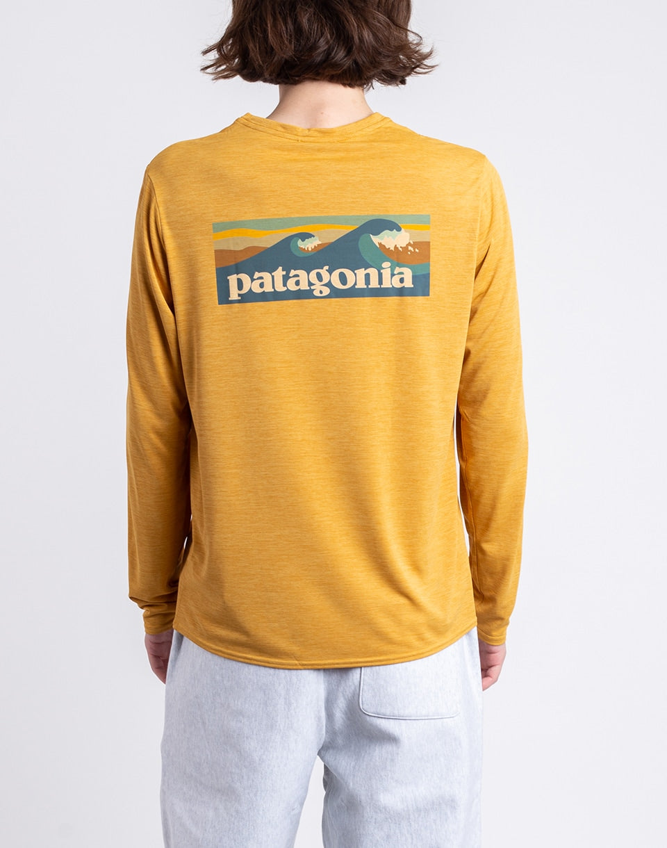 M's L/S Cap Cool Daily Graphic Shirt - Waters