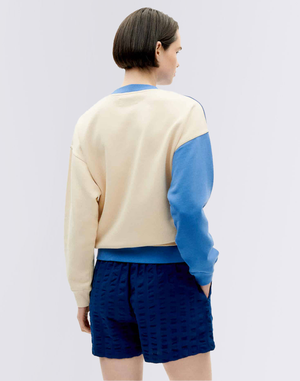 Ivory Abstract Sweatshirt