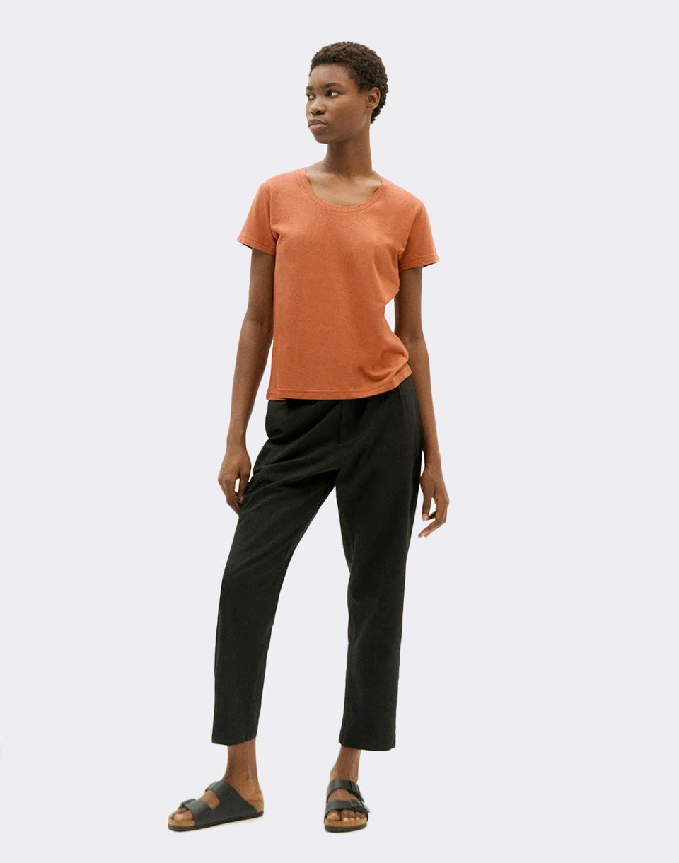 Clay Red Hemp Regina T-Shirt