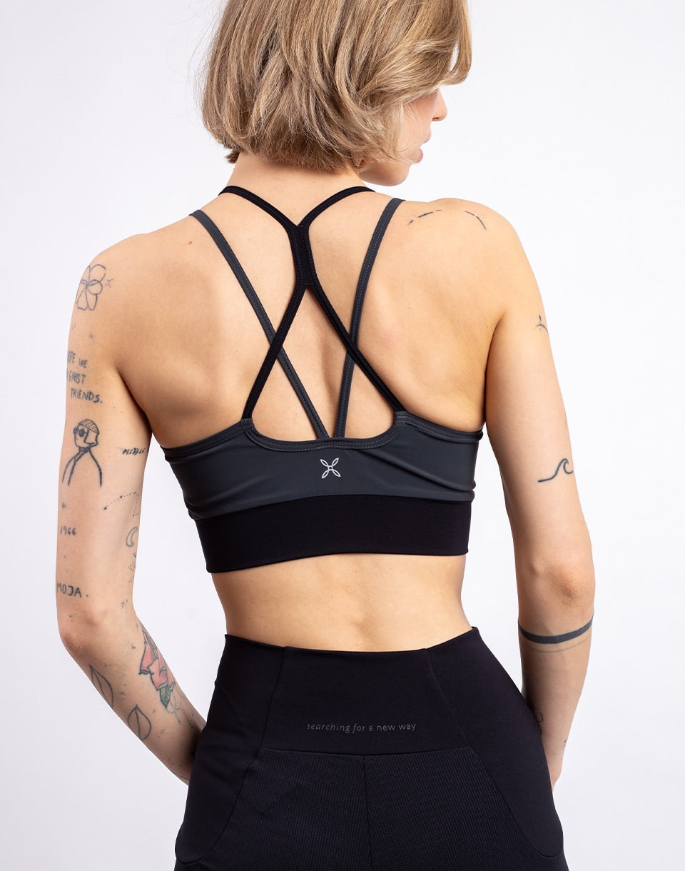 Crimp Cross Bra Woman