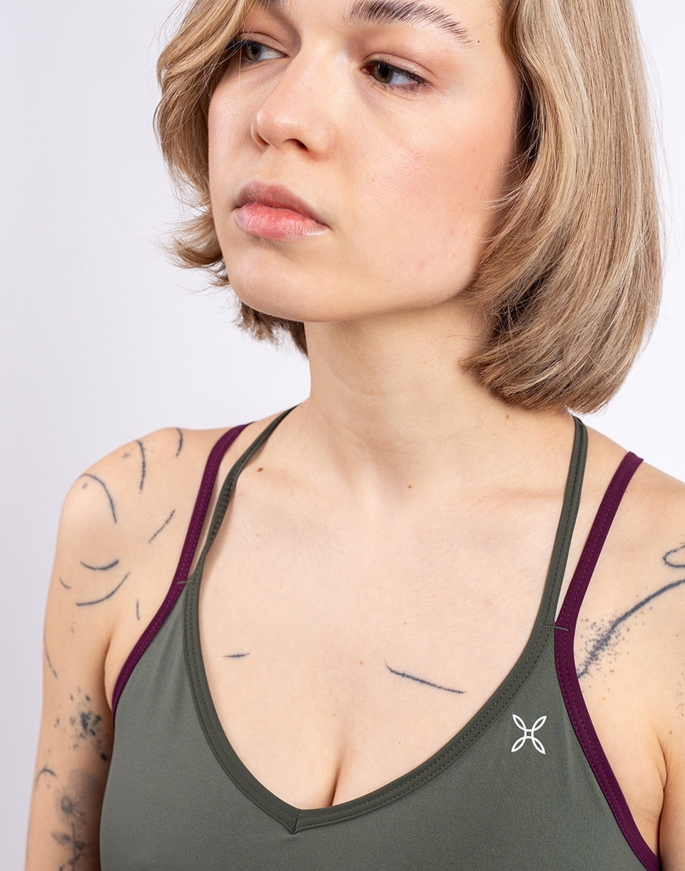 Crimp Cross Bra Woman