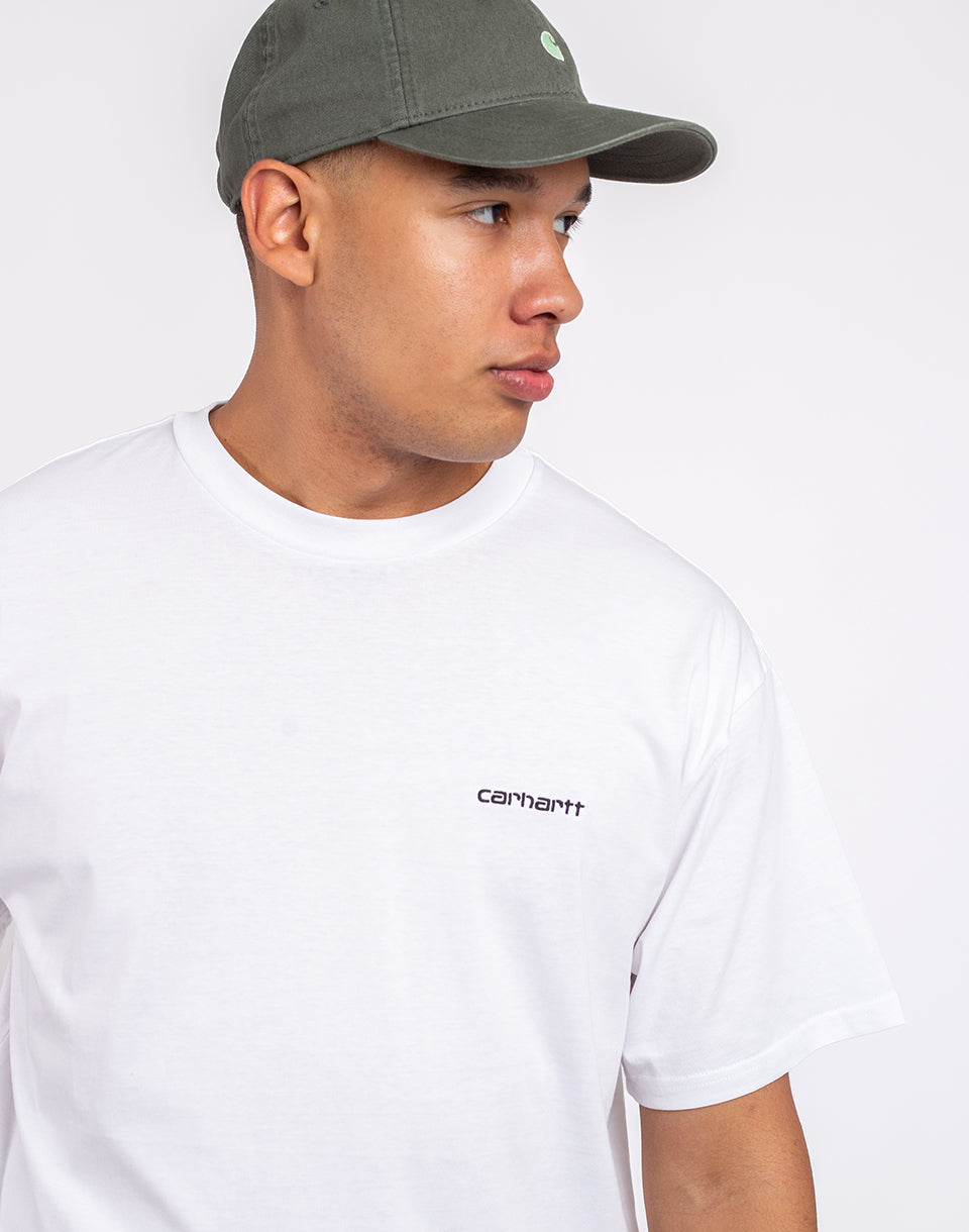 S/S Script Embroidery T-Shirt