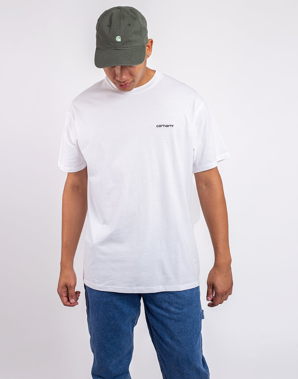 S/S Script Embroidery T-Shirt
