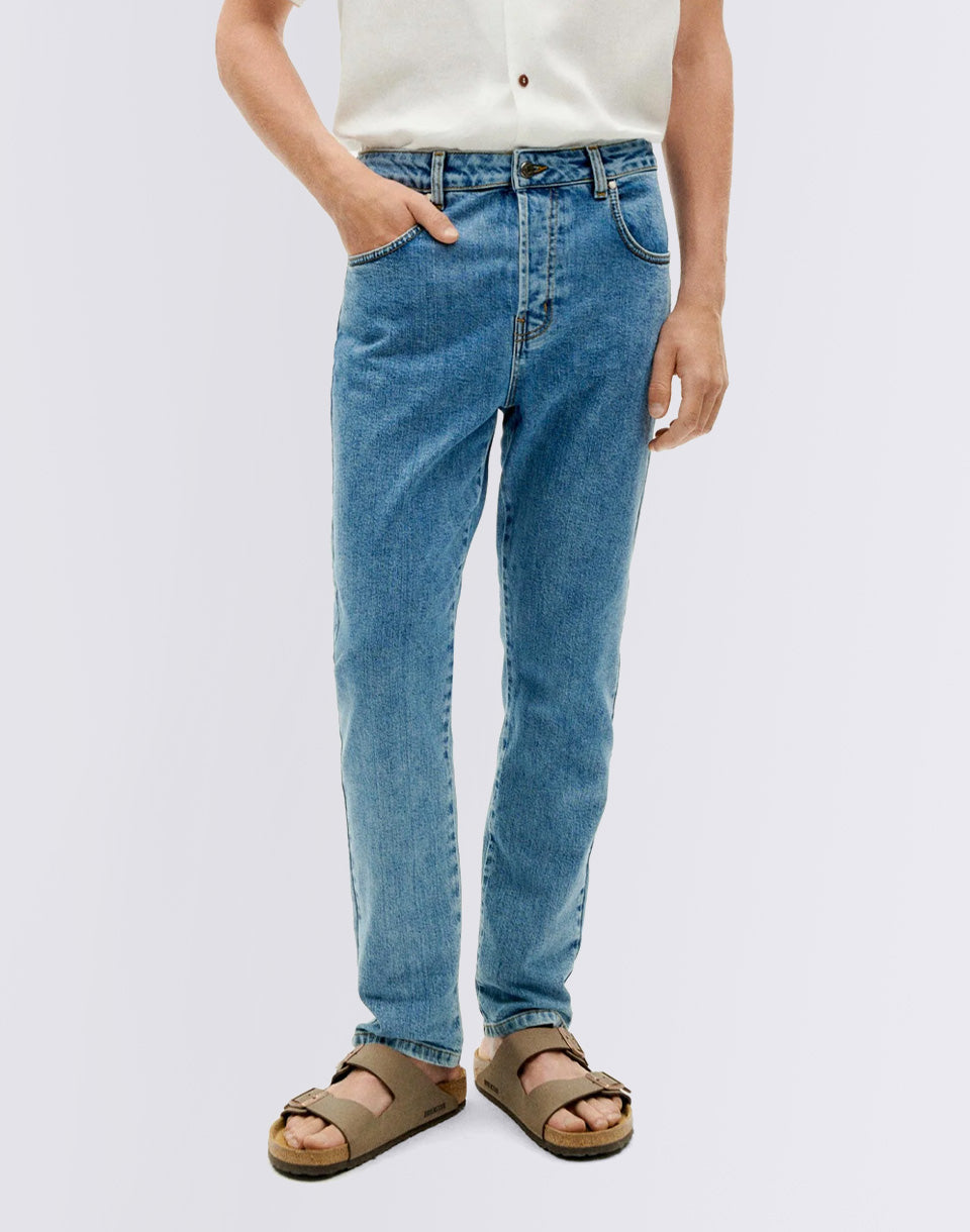 Light Clean Denim Five Pockets Pants
