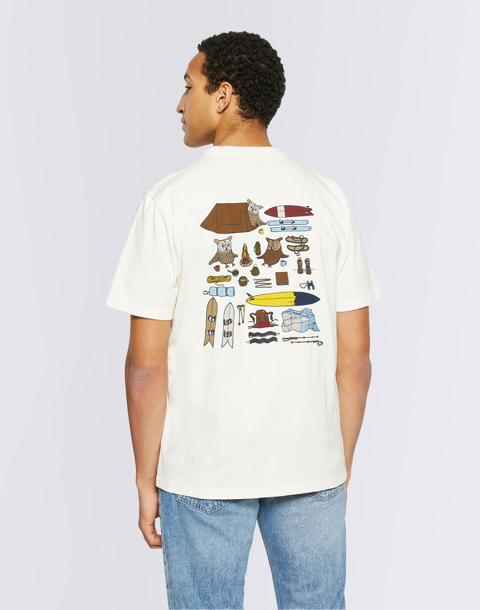 Uil trip print t-shirt