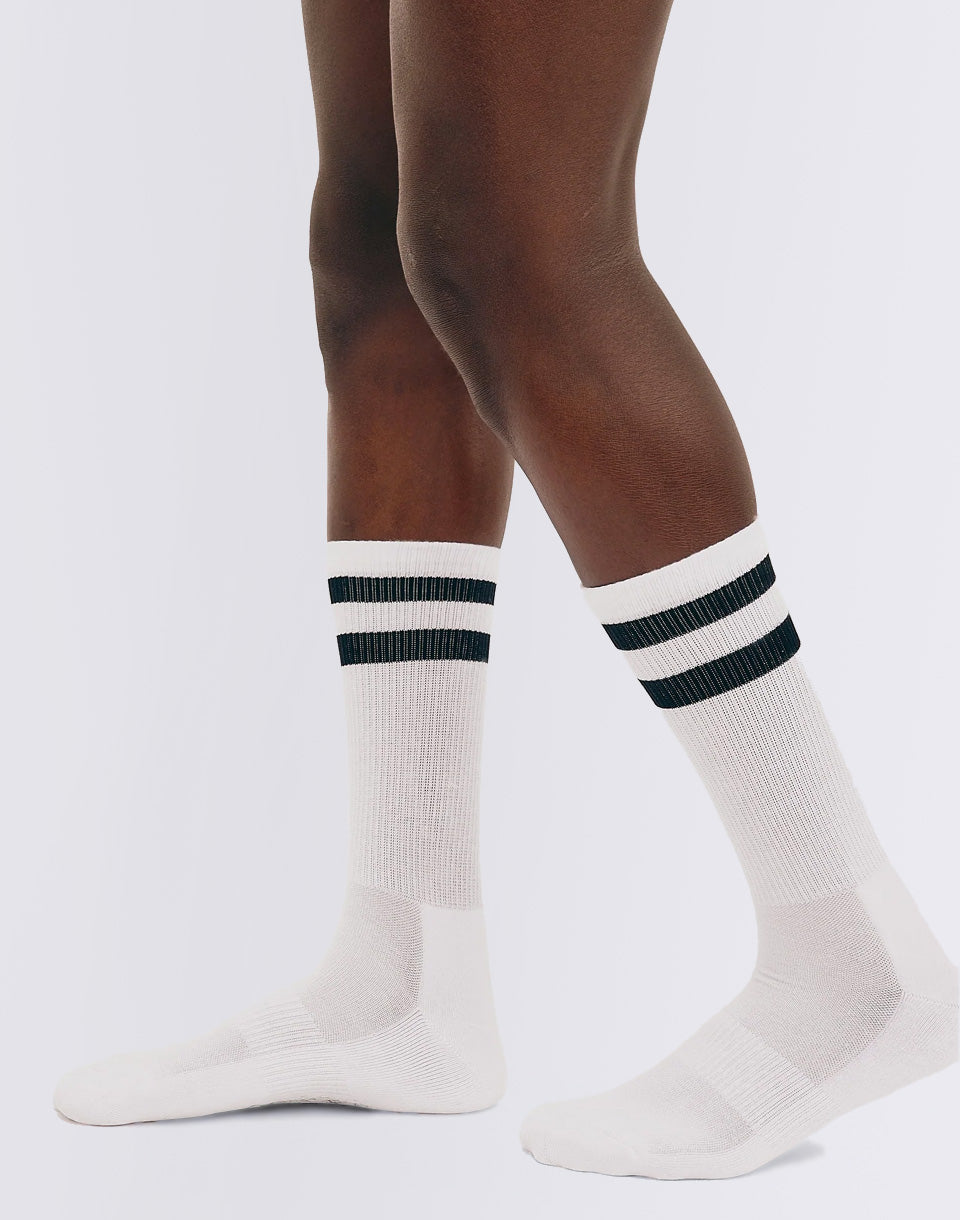 Core Stripe Crew Socks 2-pack