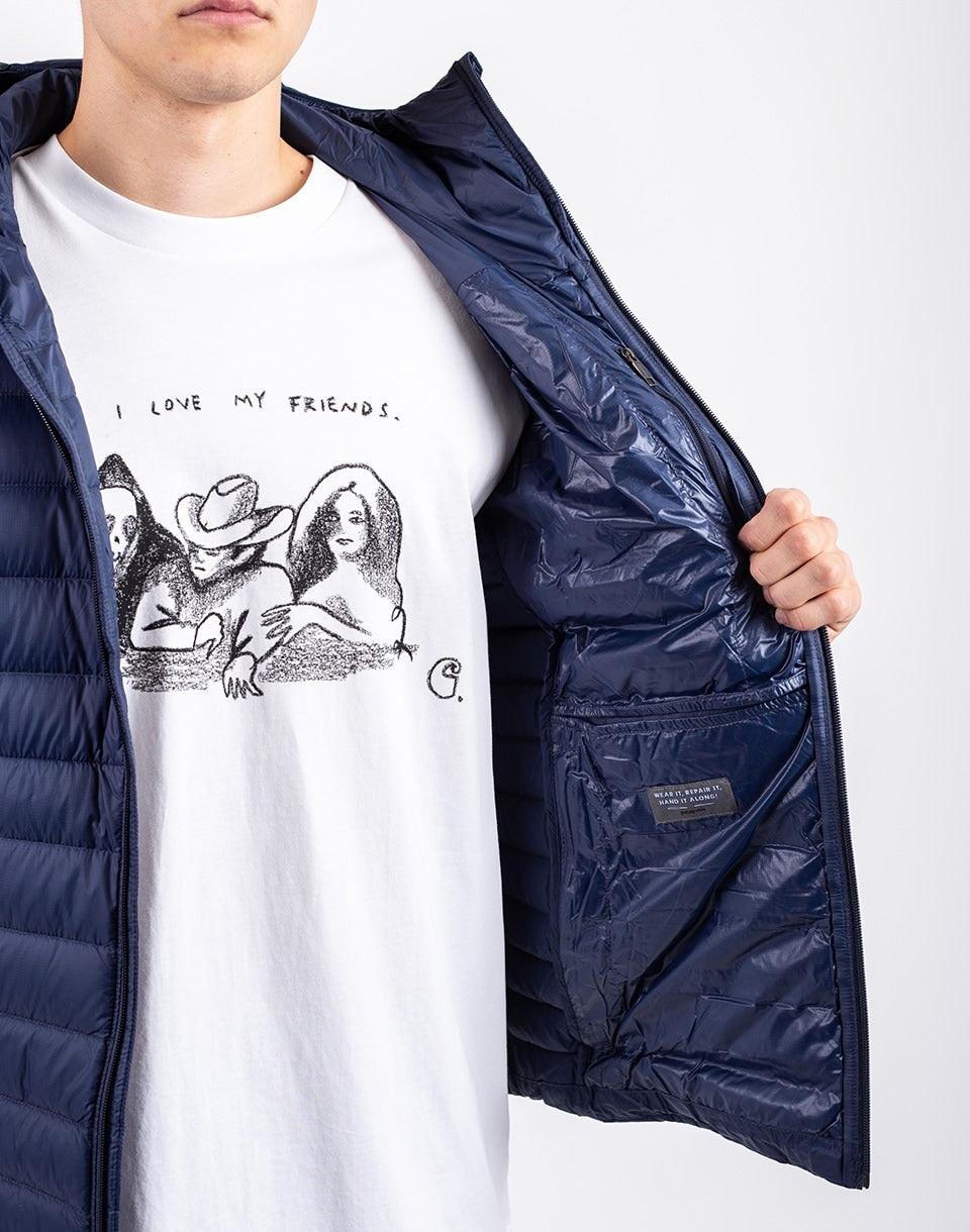 M's down trui hoody