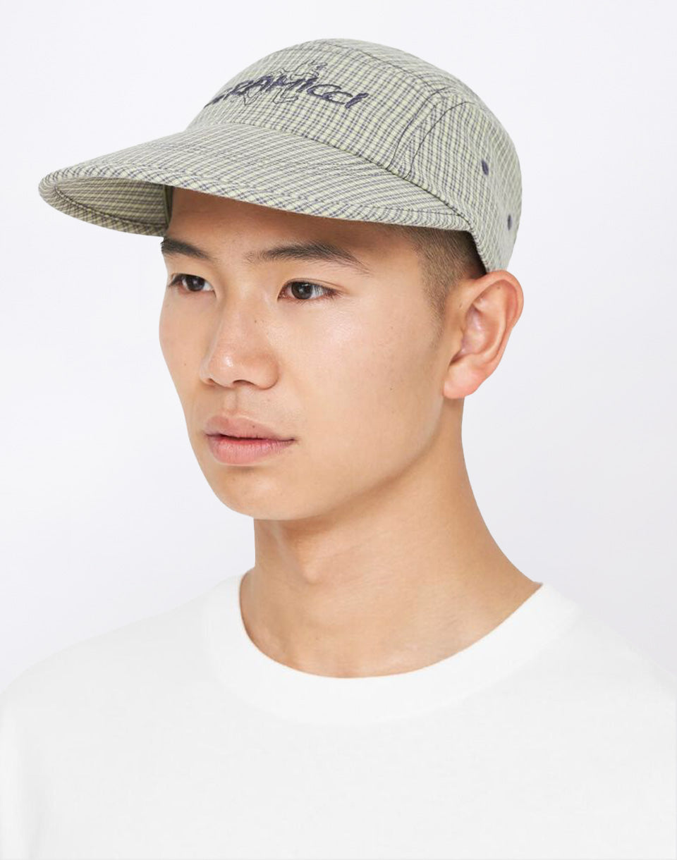 Checkered Long Bill Cap