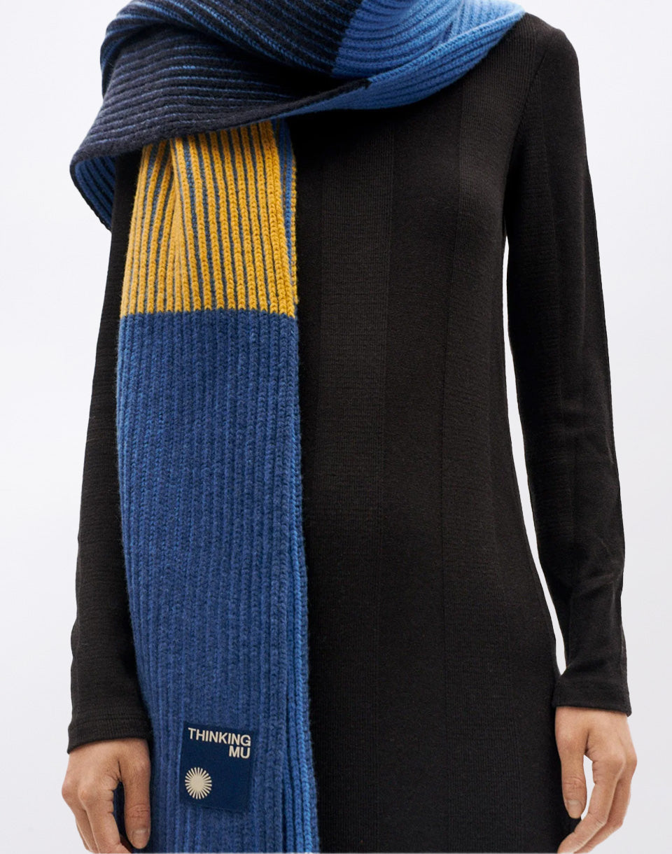 Sailor Stripes Ghede Knitted Scarf