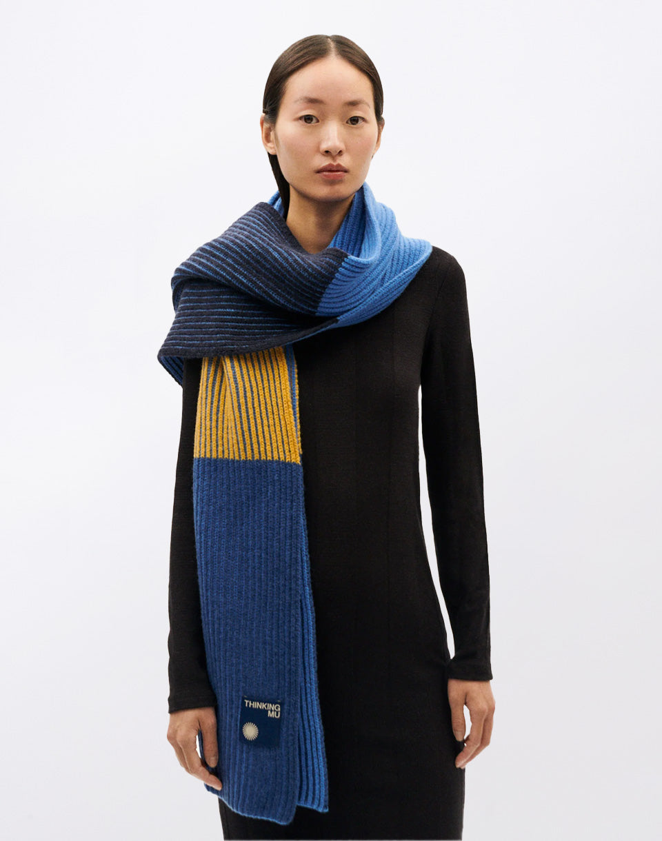 Sailor Stripes Ghede Knitted Scarf