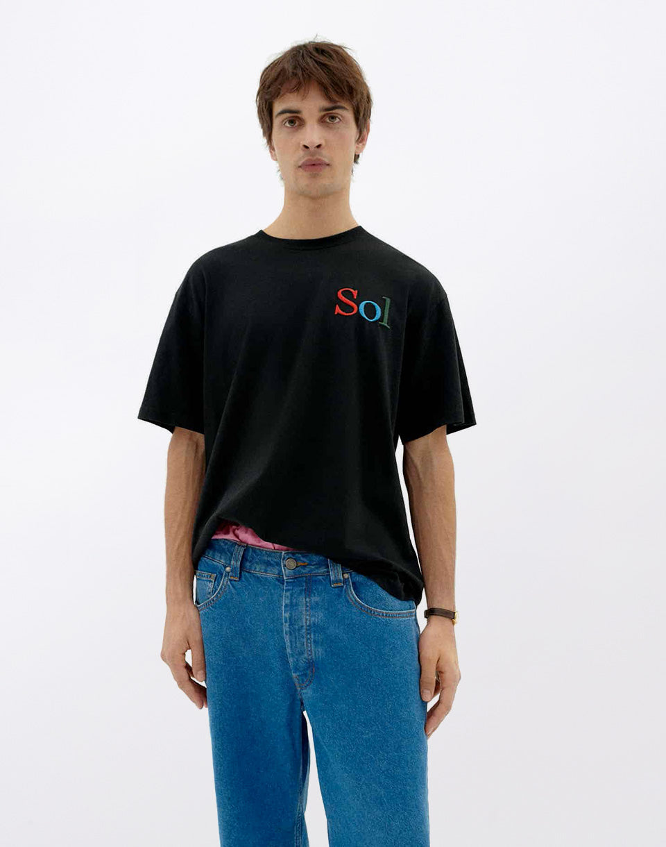 Black T-Shirt Sun Type Aaron