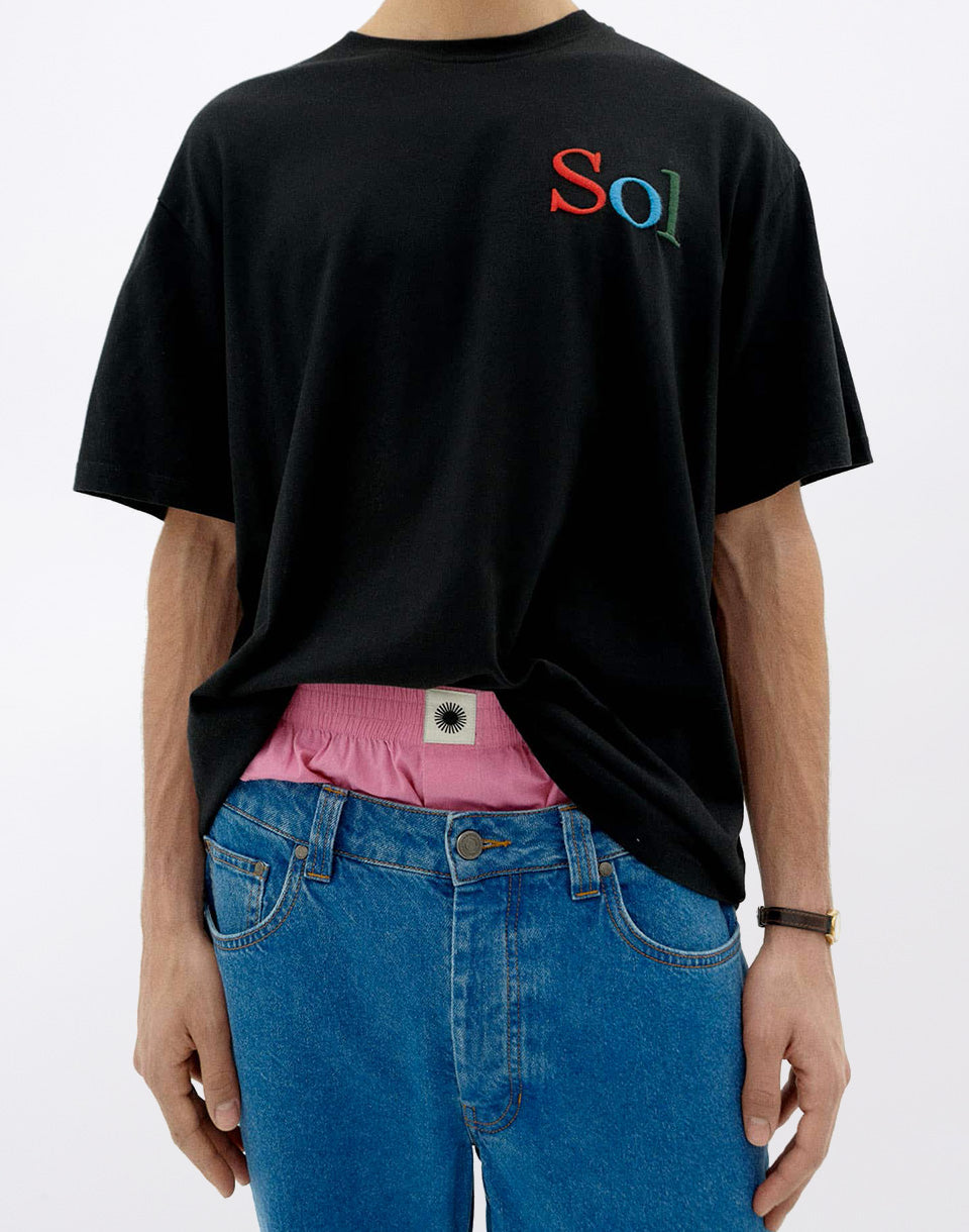 Black T-Shirt Sun Type Aaron